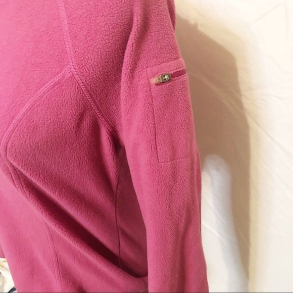 LL Bean Pink Sweater Half Zip - Picture 2 of 4